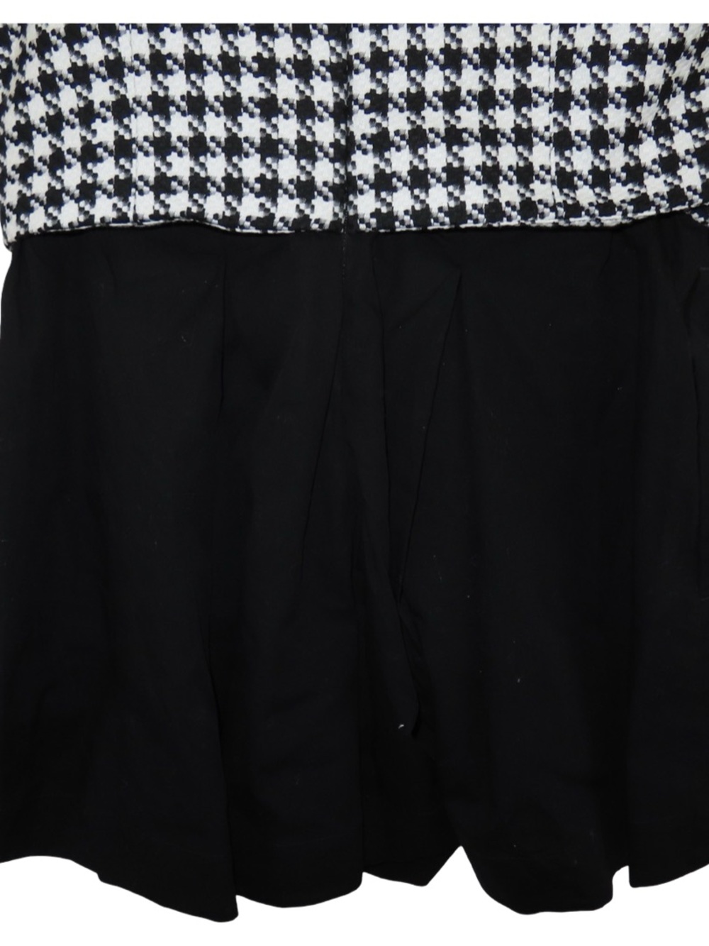 Anthropologie Maeve Collared Twofer Romper NWT Size 8 Black White - Picture 10 of 10